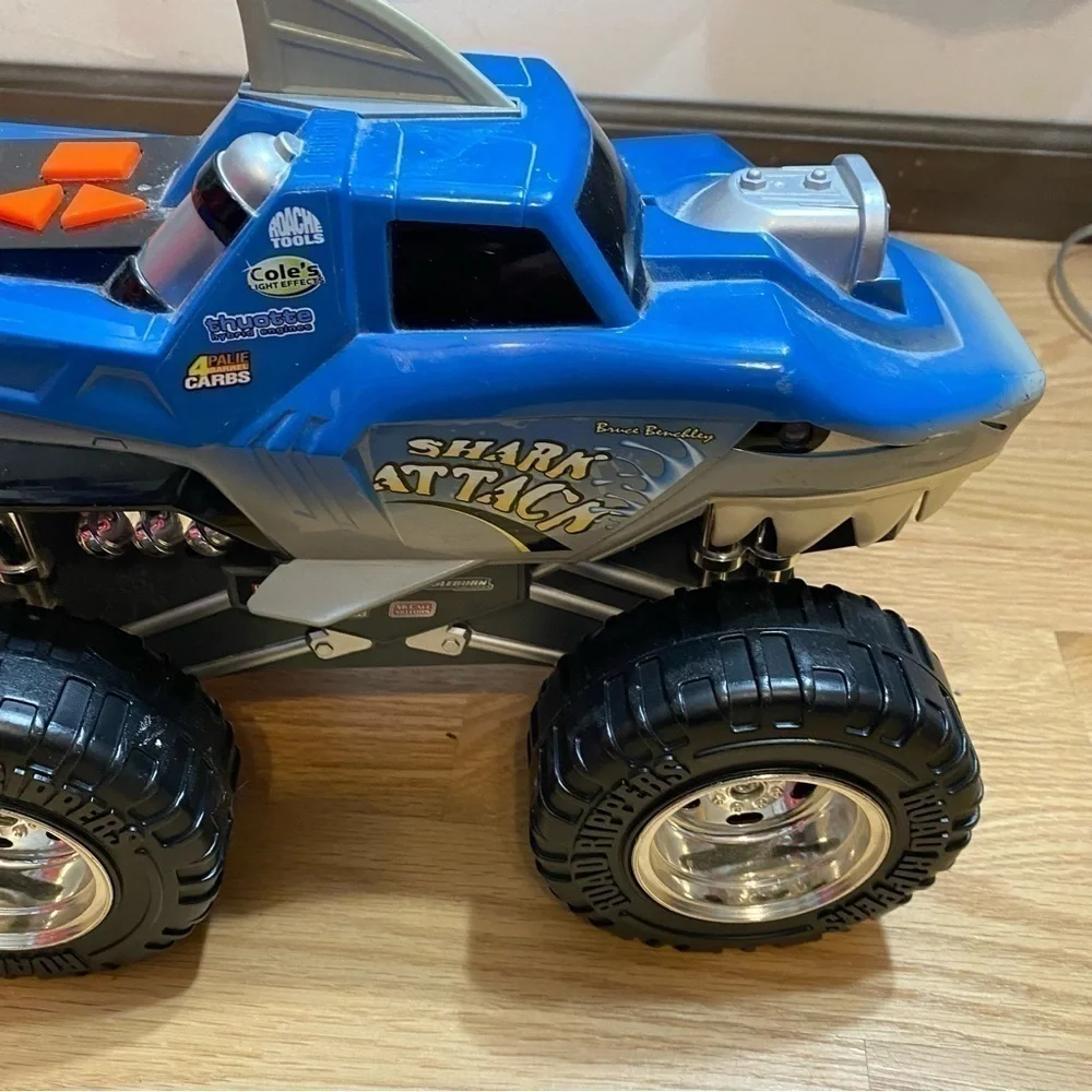 Vintage Road Rippers Monster Shark Attack 2010 Toy State RARE Blue
